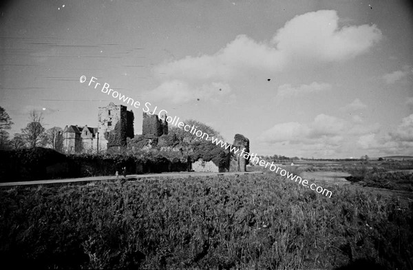 CARRICK CASTLE FROM SOUTH WEST BANK OF RIVER